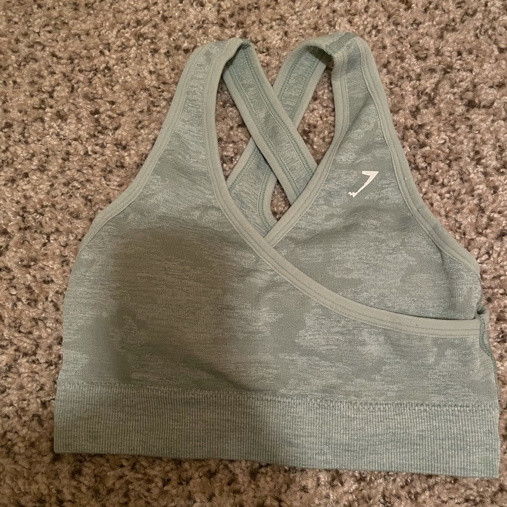 Gymshark Camo seamless sports bra